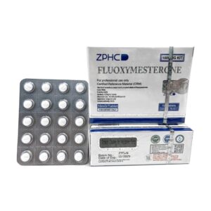 Comprimido close-up de 10 mg de Fluoximesterona ZPHC para pesquisa de força e dureza