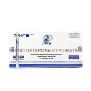 Cipionato de Testosterona ZPHC 250 mg/ml — caixa com ampolas de 10 × 1 ml (2.500 mg)