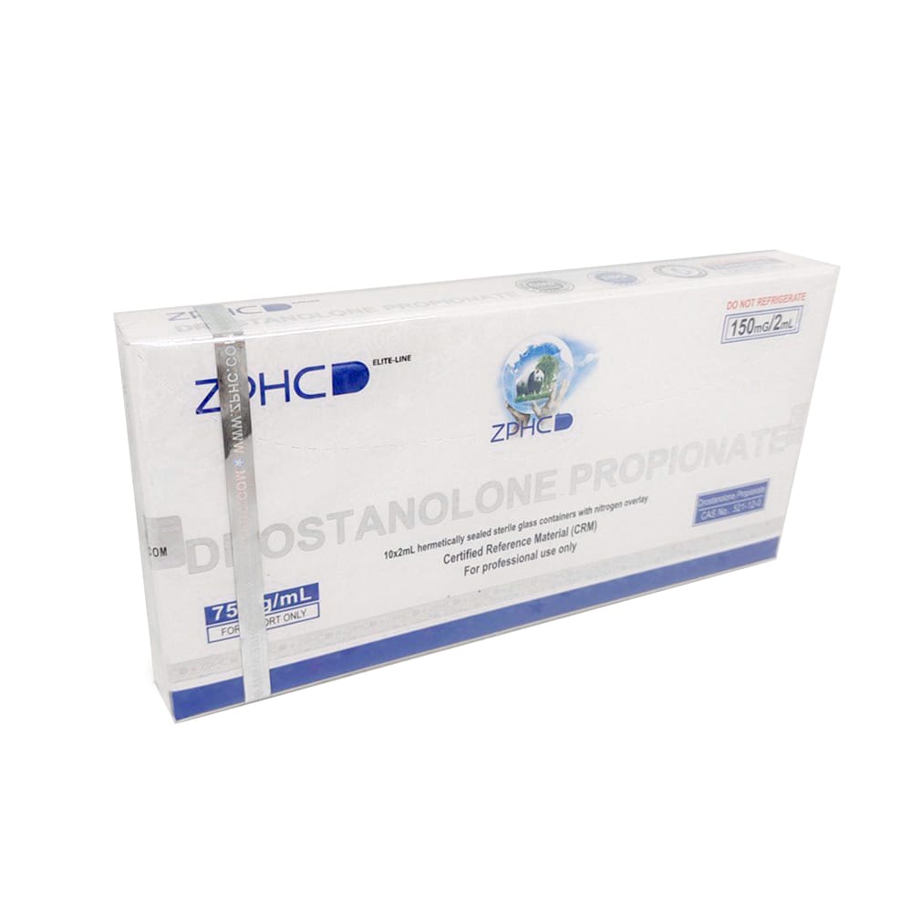 Propionato de Drostanolona ZPHC 75 mg/ml — caixa com ampolas de 10 × 2 ml (1.500 mg)