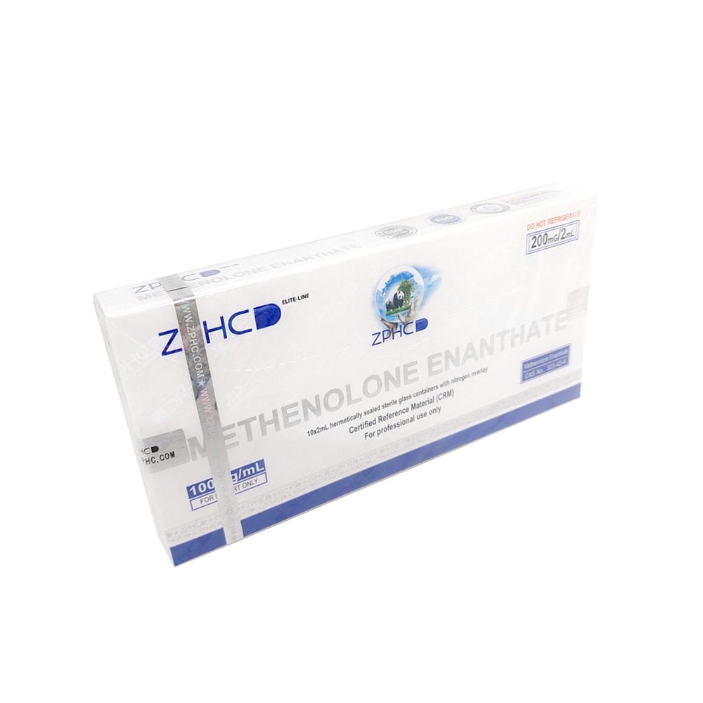 Enantato de Metenolona ZPHC 100 mg/ml — caixa com ampolas de 10 × 2 ml (2.000 mg)