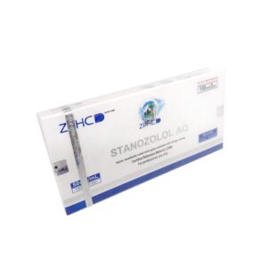 Stanozolol AQ ZPHC 50 mg/ml — caixa com ampolas de 10 × 2 ml (1.000 mg)