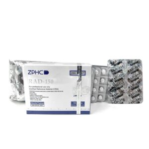 RAD-150 TLB-150 ZPHC 20 mg SARM oral – caixa frontal com 100 comprimidos