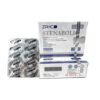 Blister mostrando 100 comprimidos de Stenabolic ZPHC, cada dose de 10 mg de SR9009