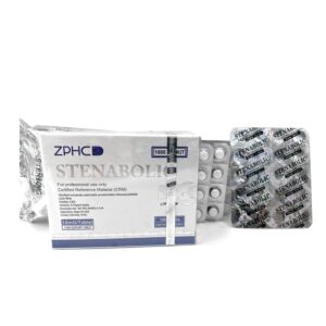 Modulador metabólico Stenabolic SR9009 ZPHC 10 mg – caixa frontal com 100 comprimidos