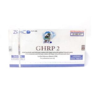 Kit de peptídeo GHRP-2 ZPHC 25 mg - caixa frontal (5 frascos × 5 mg)