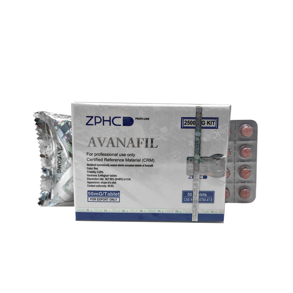 Avanafil ZPHC 50 mg – frasco com 50 comprimidos inibidores de PDE-5 de ação rápida