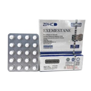 Comprimido de Exemestano ZPHC close-up de 25 mg para pesquisa de supressão de estrogênio