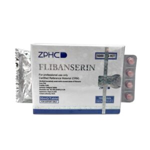 Flibanserin ZPHC 50 mg — frasco com 100 comprimidos moduladores da serotonina