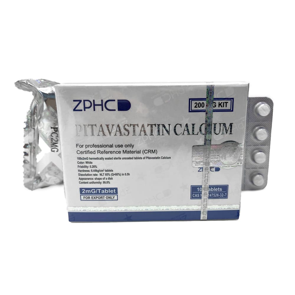 Pitavastatina Cálcio ZPHC 2 mg — frasco com 100 comprimidos hipolipemiantes
