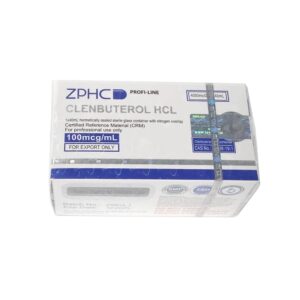 Clenbuterol HCl ZPHC 100 µg/ml – frasco multidose de 10 ml (1 000 µg no total)