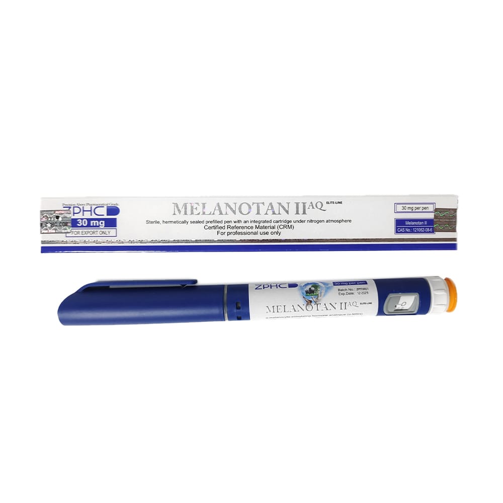 Melanotan-II MT-2 30 mg AQ Pen - peptídeo de bronzeamento ZPHC pronto para injetar